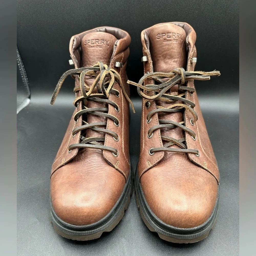 Sperry Men's Watertown LTT Outdoor Boots Brown Leather 11 Waterproof Hiking
